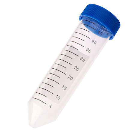 Centrifuge Tube, Blue Cap - Bag, Sterile, 50mL